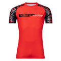 Tatami Mens No Gi  Uncover Short Sleeve Rash Guard - Red