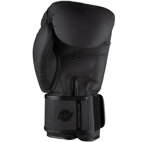 8 Weapons 2:0 Unlimited Muay Thai Boxing Gloves - Black/Black